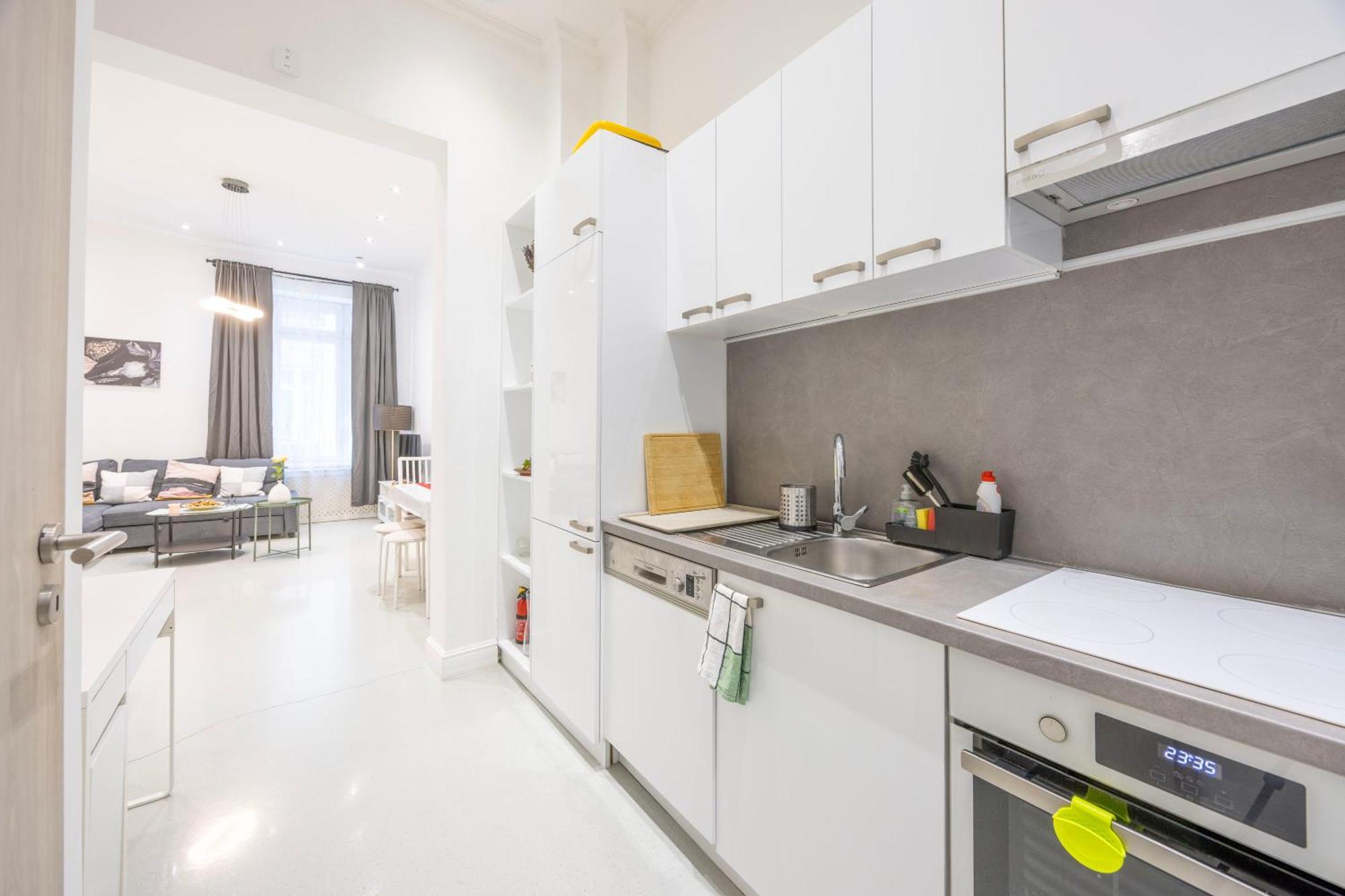 Apartment Deluxe & Cozy 1 Bedroom Next To The Fashion St Budapest